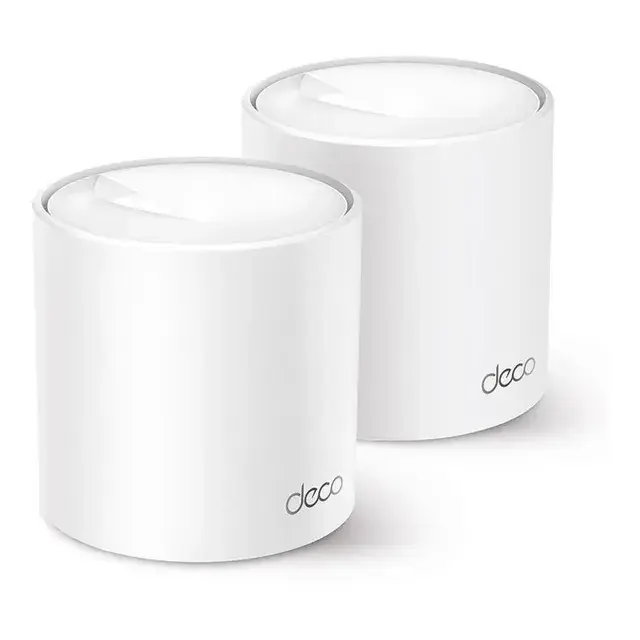 Roteador Tp-link Deco X50 Mesh Wi-fi 6 Ax3000 Gigabit Pack com 2 Unidades Cor Branco