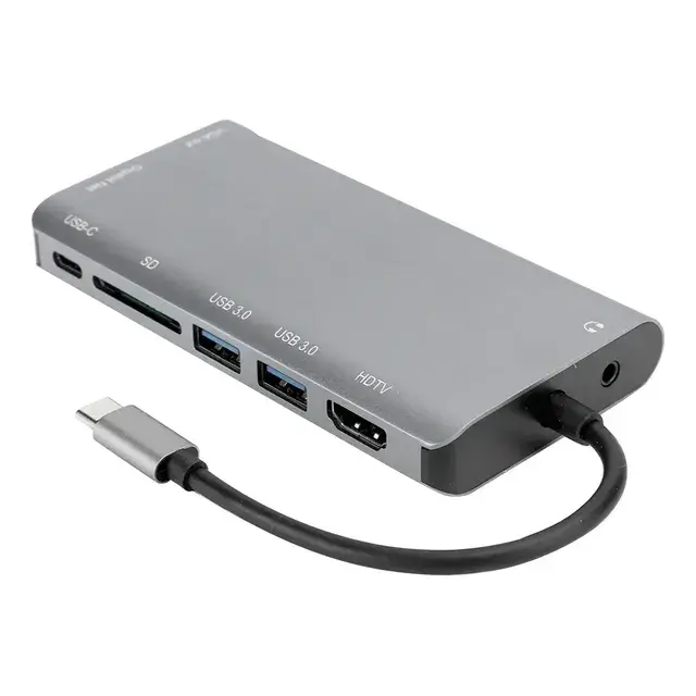 Hub Usb Tipo C, Docking Station, Acessórios Para Notebook, 4