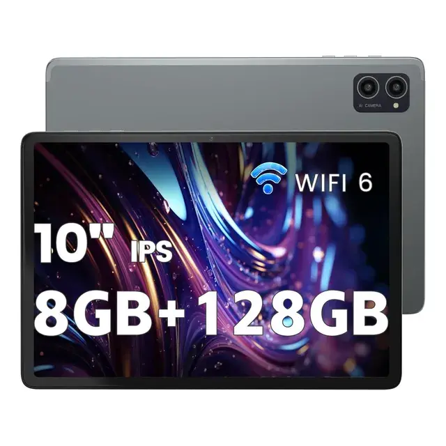 Tablet Android Azeyou De 10 Polegadas 8gb Ram 128gb Cinza