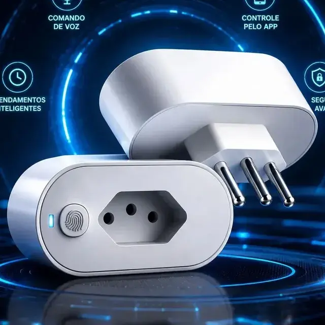 Tomada Inteligente Wi-Fi Bivolt com Medidor de Consumo para Alexa e Google
