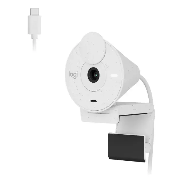 Webcam Full HD Logitech Brio 300 - Branco