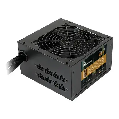 Fonte ATX Mymax 500W Semi Modular 80 Plus Bronze PFC Ativo Preto