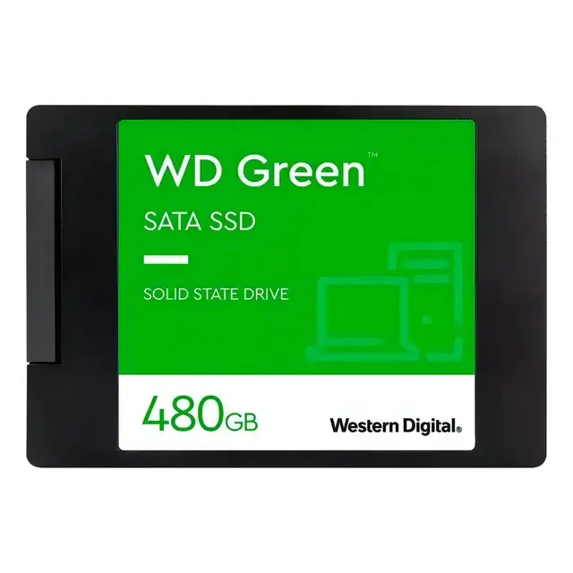 interno Western Digital WD Green WDS480G3G0A 480GB preto p/ computador e notebook