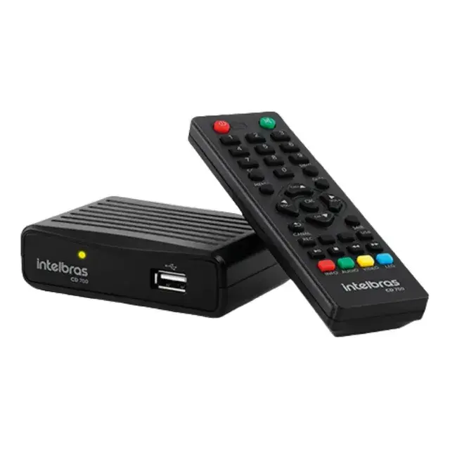 Conversor Digital De Tv Intelbras Com Gravador Cd 700