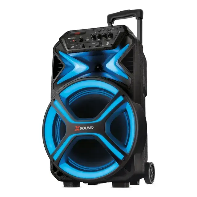 Caixa Amplificada CM-550-L 550w Rms Preta Mondial Bivolt Preto