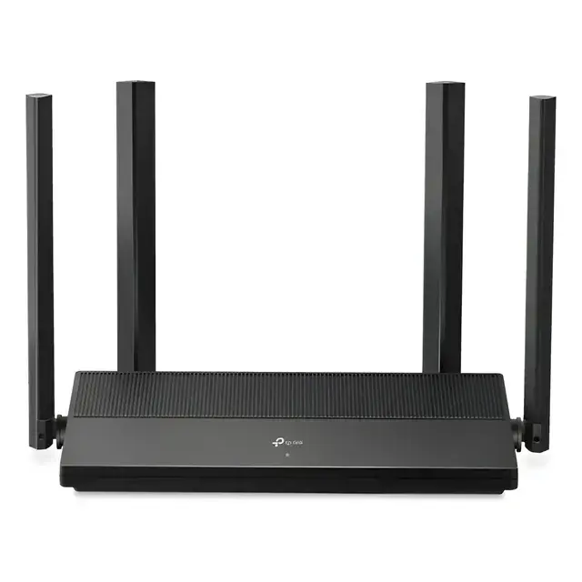 Roteador Tp-link Ex521 Wi-fi 6 Ax3000 Dual Band cor preto 2.4/ 5 Ghz
