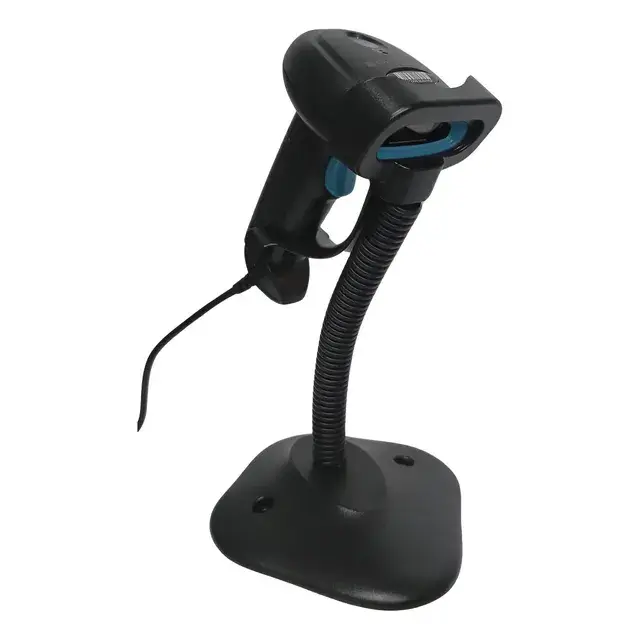 Leitor De Código De Barras 2D Obitech MHT-U4 USB Com Base E Suporte