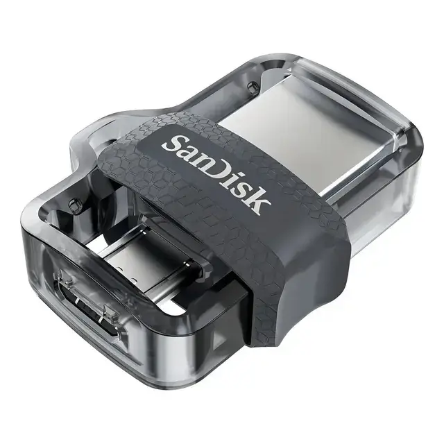 Pendrive SanDisk Ultra Dual m3.0 64GB 3.0 preto