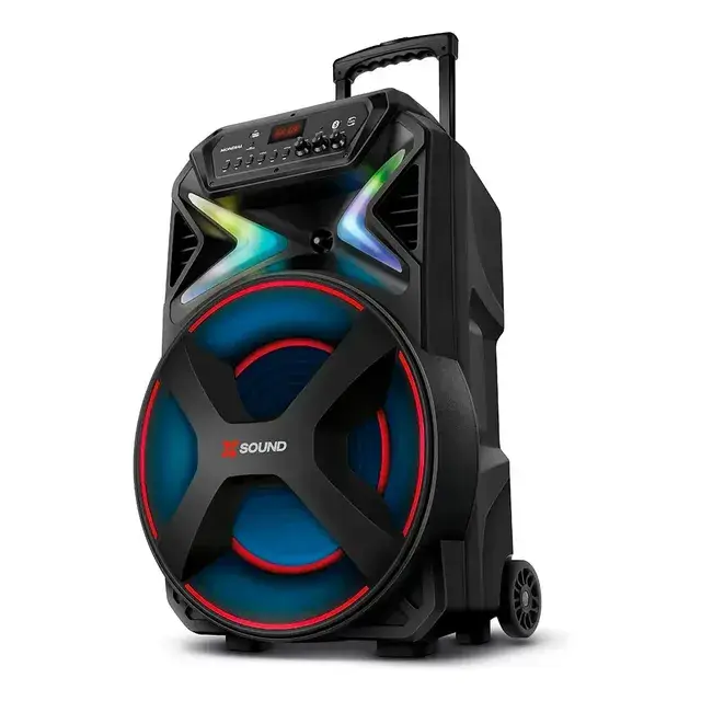 Caixa De Som Mondial Cm-1000n X-sound Amplificada 1000w Rms Preto
