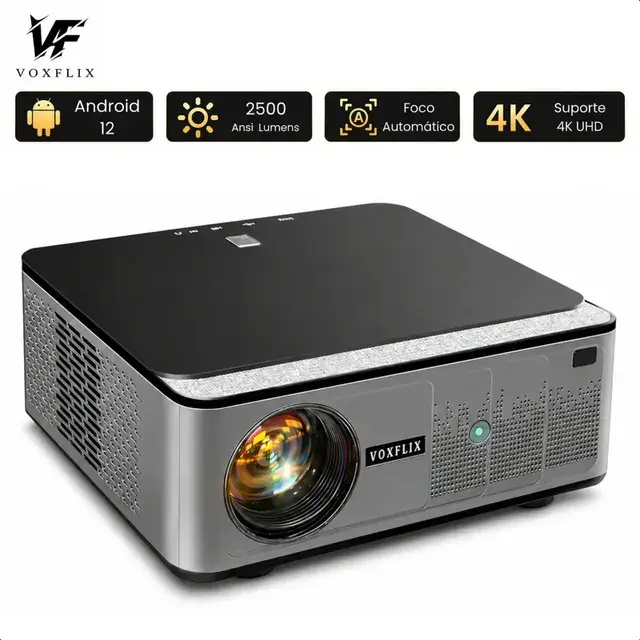 Projetor Smart Touyinger Voxflix Vf71 Android 12 Full Hd 2500 Ansi Lumens Wi-fi