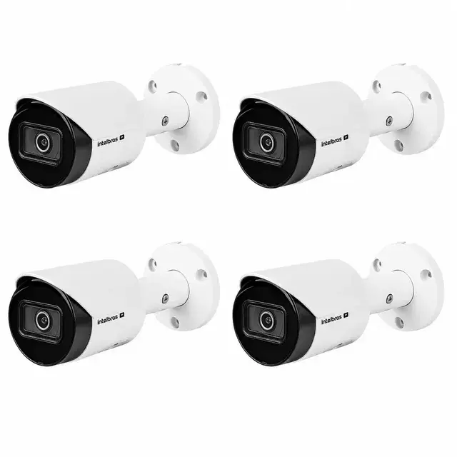 Kit 4 Câmeras Ip Vip 3430 B Ia Inteligencia Artificial Para Nvr E Nvd Da Intelbras Screen Vision